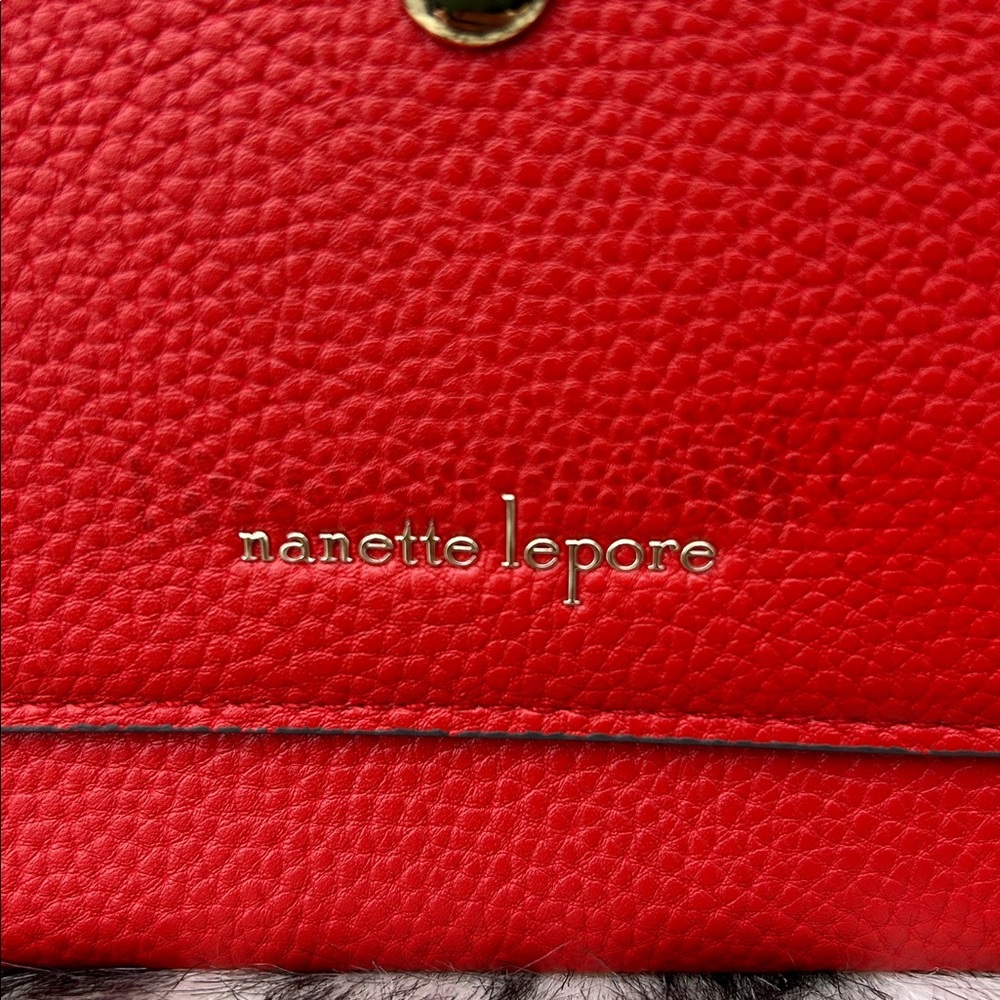 Nanette Lepore Vibrant Red Wristlet - Picture 3 of 11